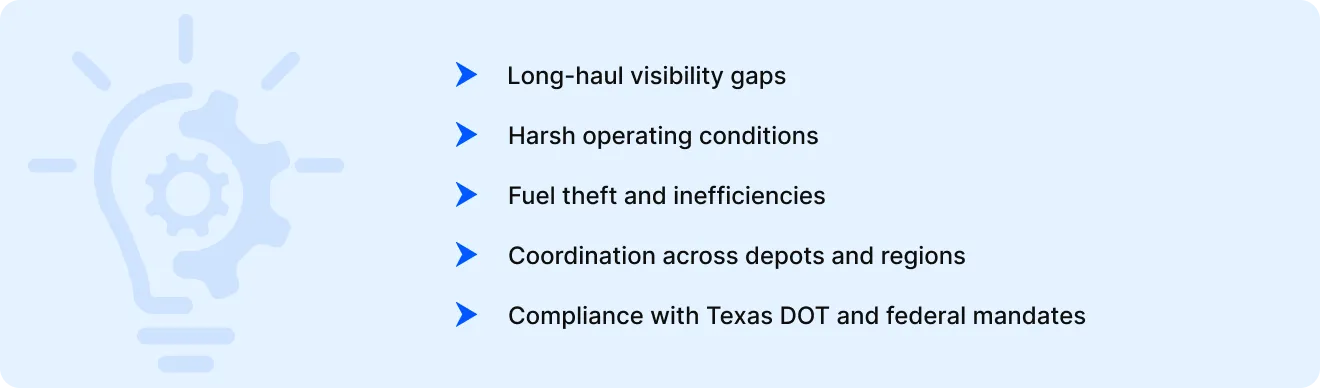 fleet management for trucks